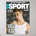 Sports Personalized Magazine Cover posters