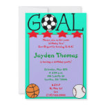 sports, Please join us for some birthday ... Personalized Invite