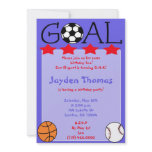 sports, Please join us for some birthday ... Personalized Invite