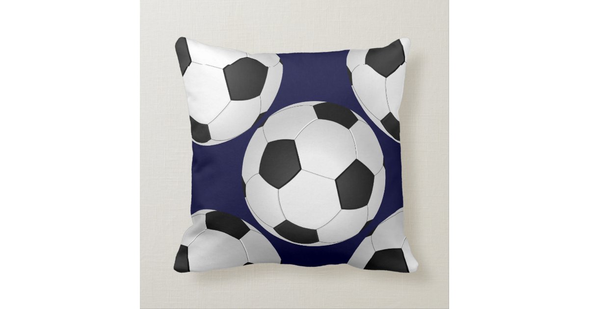 sports soccer throw pillow | Zazzle