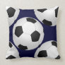 sports soccer throw pillow