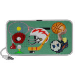 Sports Sports Sports design on a speaker