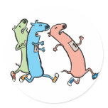 sports round stickers