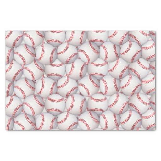 Sports Theme Baseball Tissue Paper Zazzle