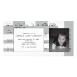 Sports Ticket Invitation Custom Photo Card