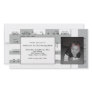 Sports Ticket Invitation Custom Photo Card