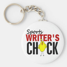 Sports Writer's Chick Keychains