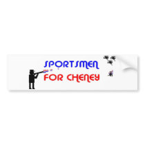 Sportsmen for Cheney bumper stickers by MattyK52 Sportsmen for Cheney bumper stickers