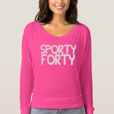 SPORTY FORTY Graphic BIRTHDAY Tee