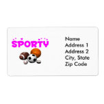 Sporty Label