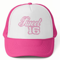 Sporty Sweet Sixteen Mesh Hats