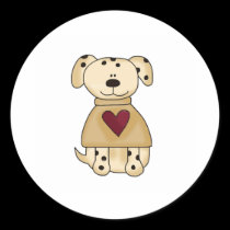 Spot Dog with Heart
