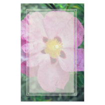 Spot Flower Blank Stationery by wingedturtle Spot Flower Blank Stationery