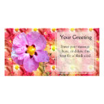 Spot Flower Custom Card Photo Cards