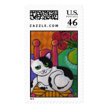 Spot the Cat Postage Stamps