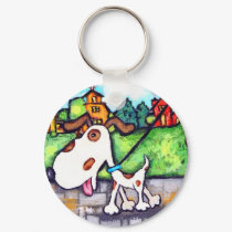Spot The Dog's Walk keychains