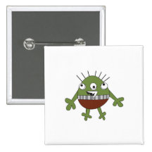 spot the goofy green monster buttons