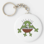 spot the goofy green monster keychain