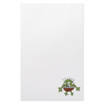 spot the goofy green monster stationery