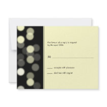 Spotlight Bar/Bat Mitzvah Reply Card Personalized Invites