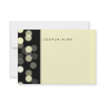 Spotlight Bar/Bat Mitzvah Thank You Note Personalized Announcement