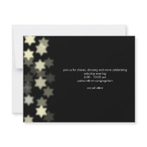 Spotlight Bar Mitzvah Custom Reception Invitation