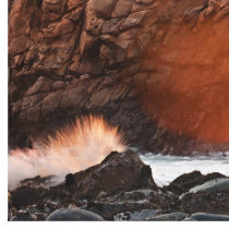 Spotlight, Pfeiffer Beach Gallery Wrapped Canvas