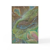 Spotted boxfish Greeting Card