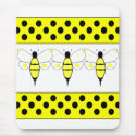 Spotted Bumble Bee Mousepad