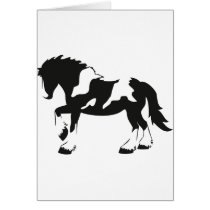 Spotted Draft Horse Cards