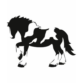 Spotted Draft Horse Tees by NickerStickers