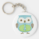 Spotted Executive Owl Key Chains