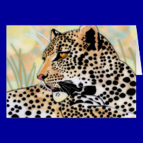 spotted leopard cards