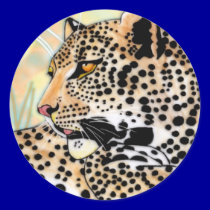 spotted leopard stickers