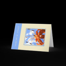Spotted Lily Birthday Card by jereeb Spotted Lily Birthday Card