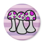 Spotted Mushroom Magnets