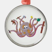 Spotted Octopus Ornament