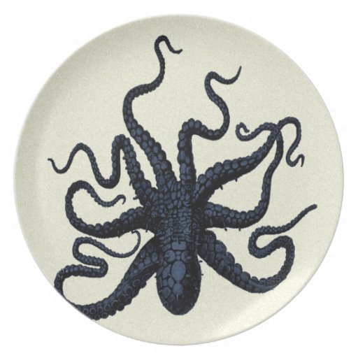 Spotted Octopus Plate Zazzle