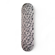 spotted skateboard