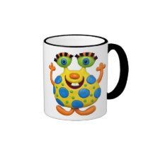 Spotted Yellow Monster Coffee Mug