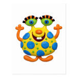 Spotted Yellow Monster Postcard