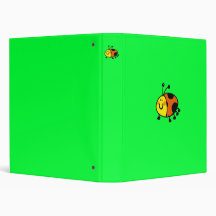 Spotty ladybug binder