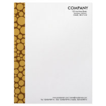 Spotty Margin - Shades of Brown II letterhead