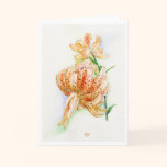 Spotty watercolor art greeting card cards