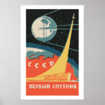Spoutnik CCCP Posters