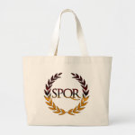 SPQR CANVAS BAG SPQR CANVAS BAG