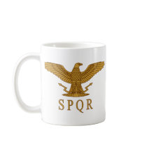 SPQR Eagle Gold Mug