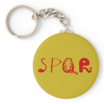 "SPQR" Keychain