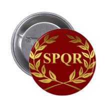 SPQR PINBACK BUTTONS