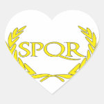 SPQR Roma Heart Sticker SPQR Roma Heart Sticker